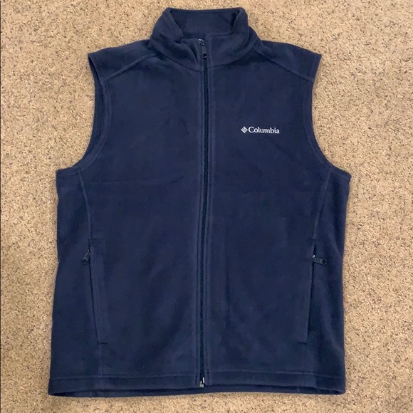 Columbia Other - Columbia Men’s Fleece Vest Dark Blue Medium